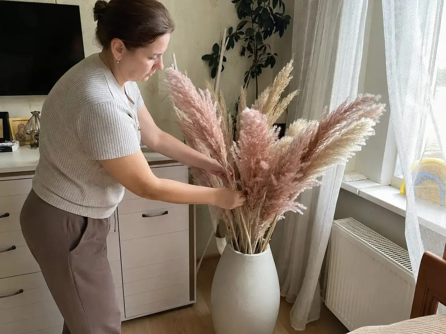 Букет-сухоцвіт із кортадерії